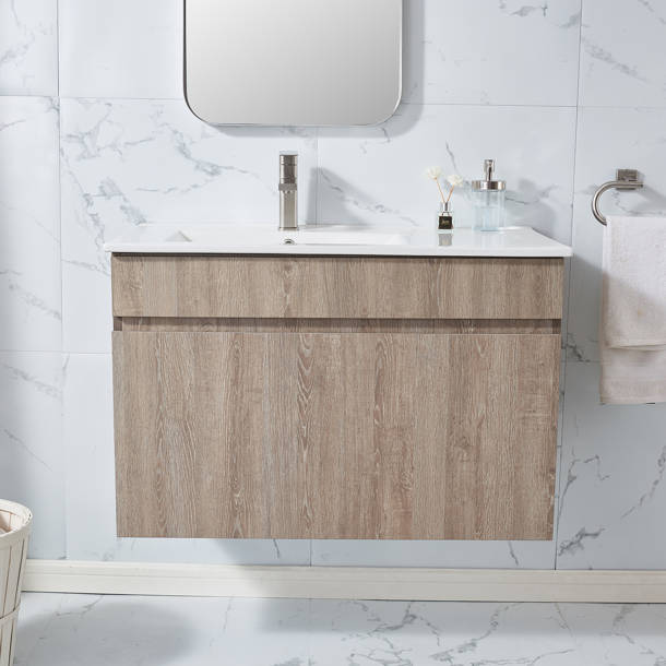 Ebern Designs Lloyde 36"Danube Modern WallMounted Single Bathroom